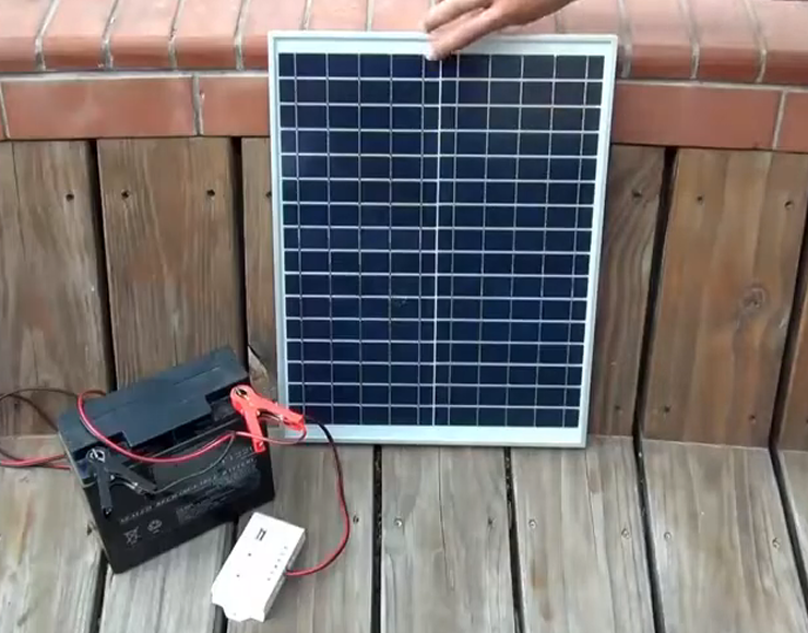 ECO-WORTHY 25W12V Off Grid Solar Panel SAE Connector Kit Review