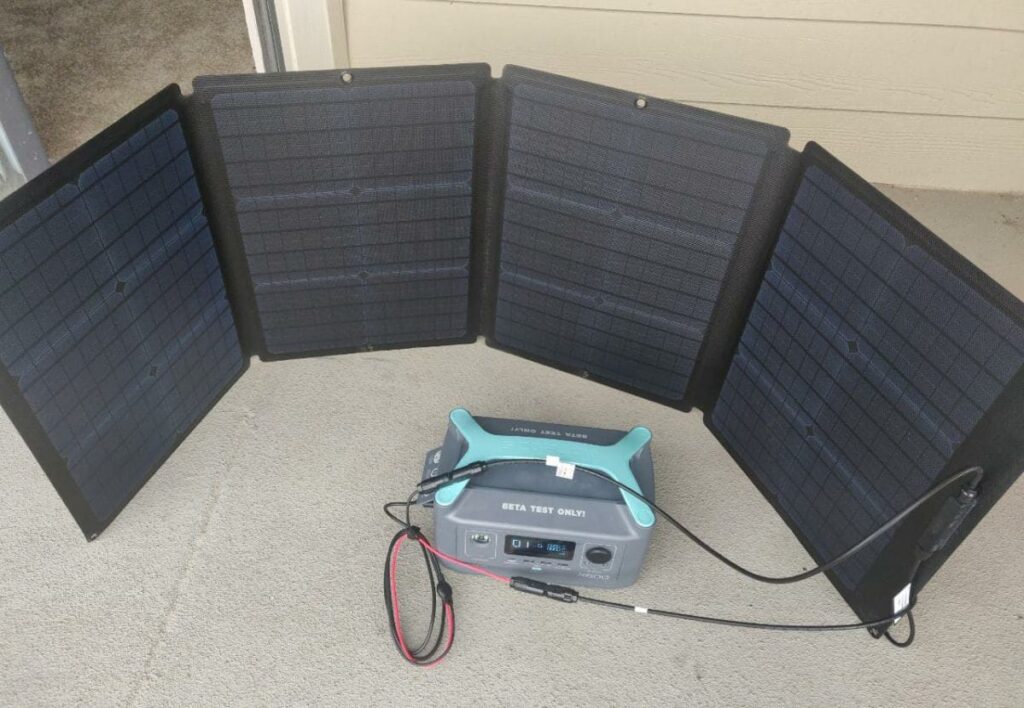 EF ECOFLOW 110W Portable Solar Panel Review